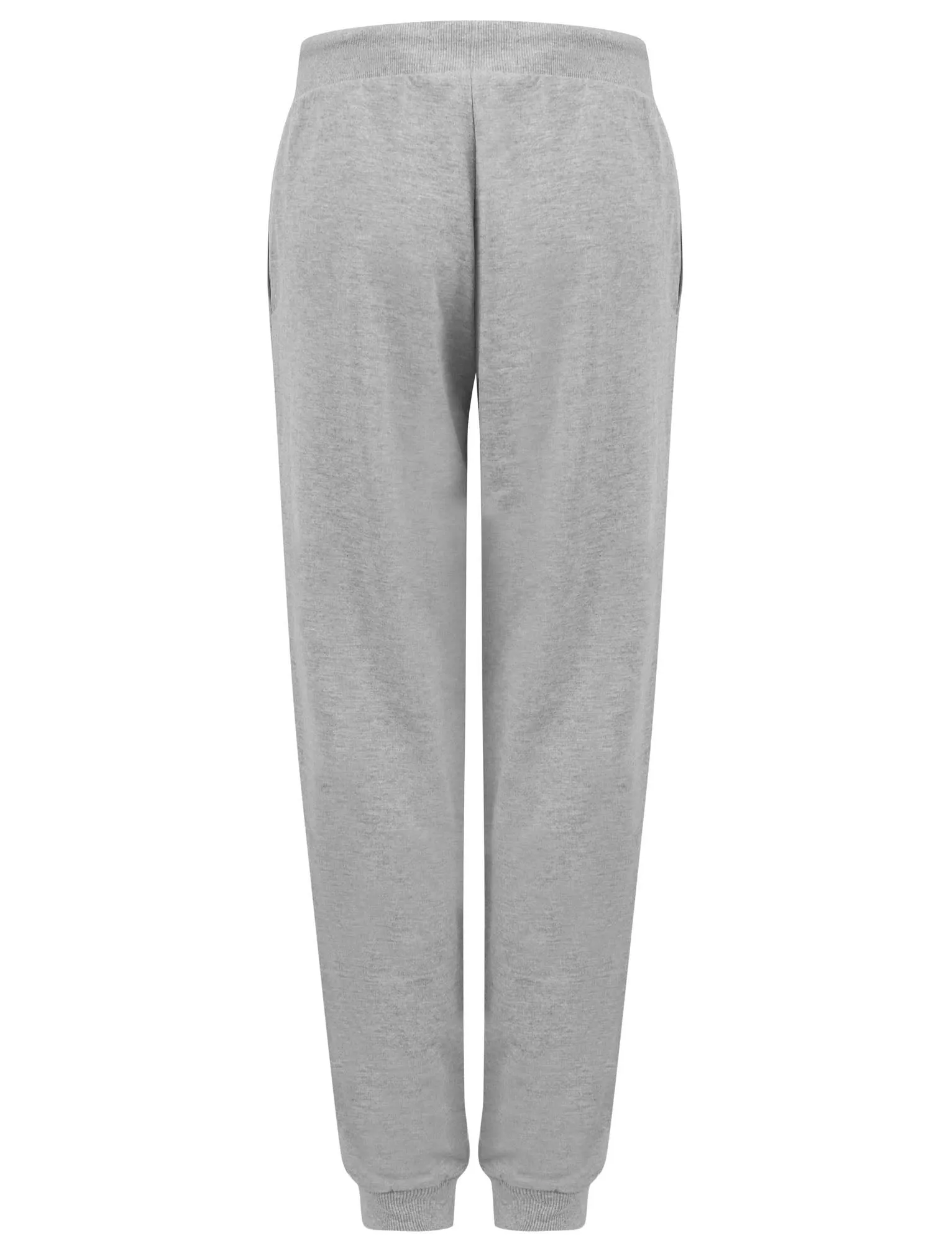 Banya Loopback Fleece Cuffed Joggers in Light Grey Marl - Tokyo Laundry