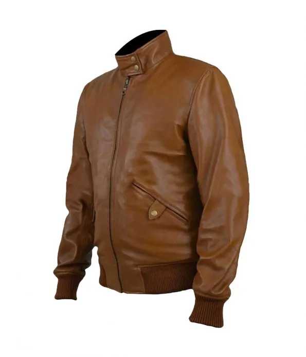 Boyd Holbrook Biker Bomber Leather Jacket