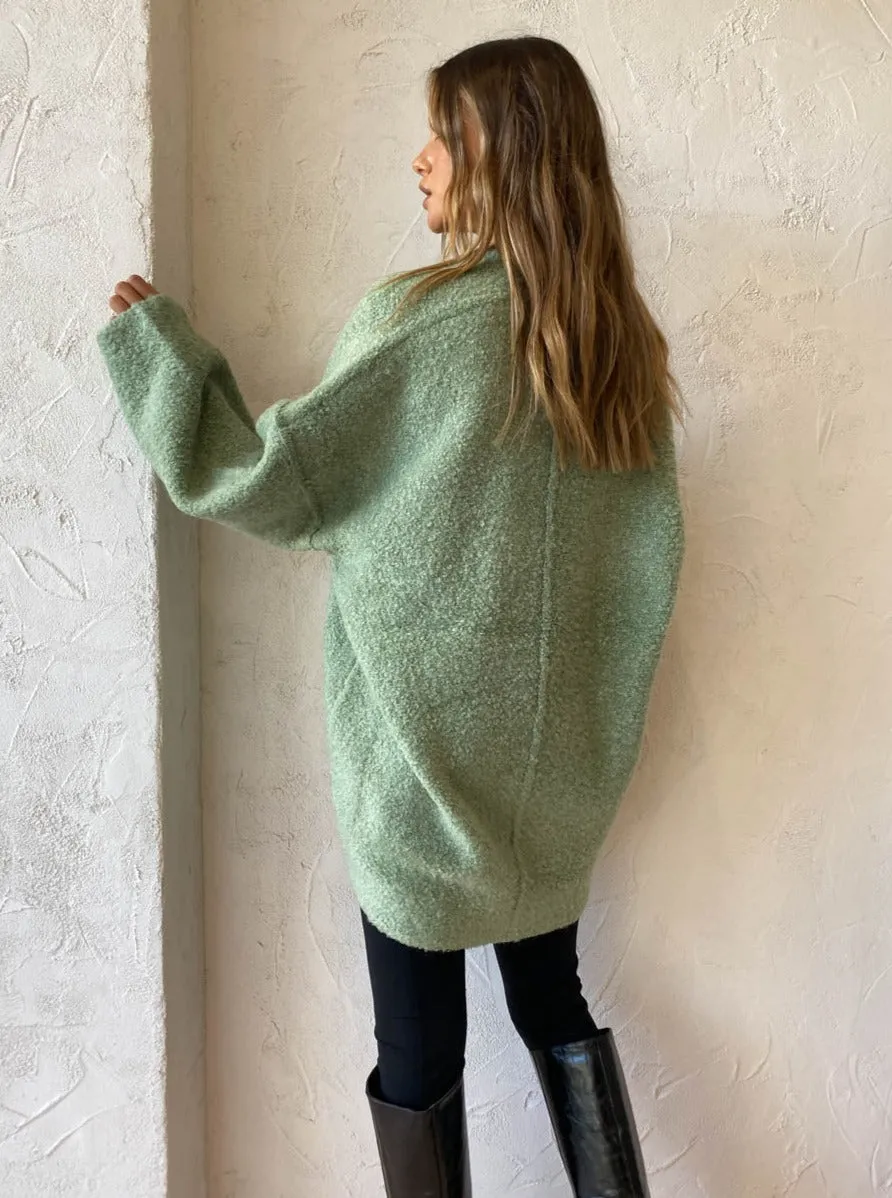 Camilla and Marc Louie Knit Sweater in Jade Green