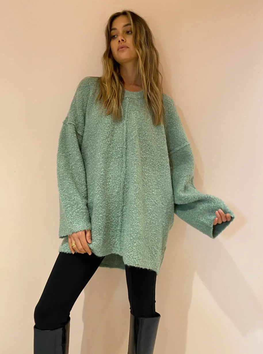 Camilla and Marc Louie Knit Sweater in Jade Green