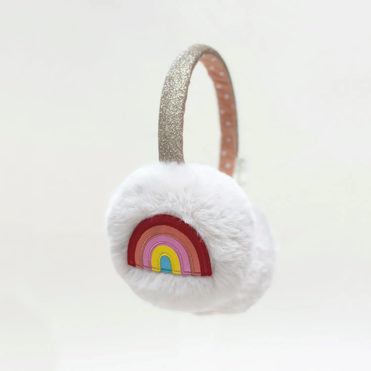 Colour Pop Rainbow Earmuffs