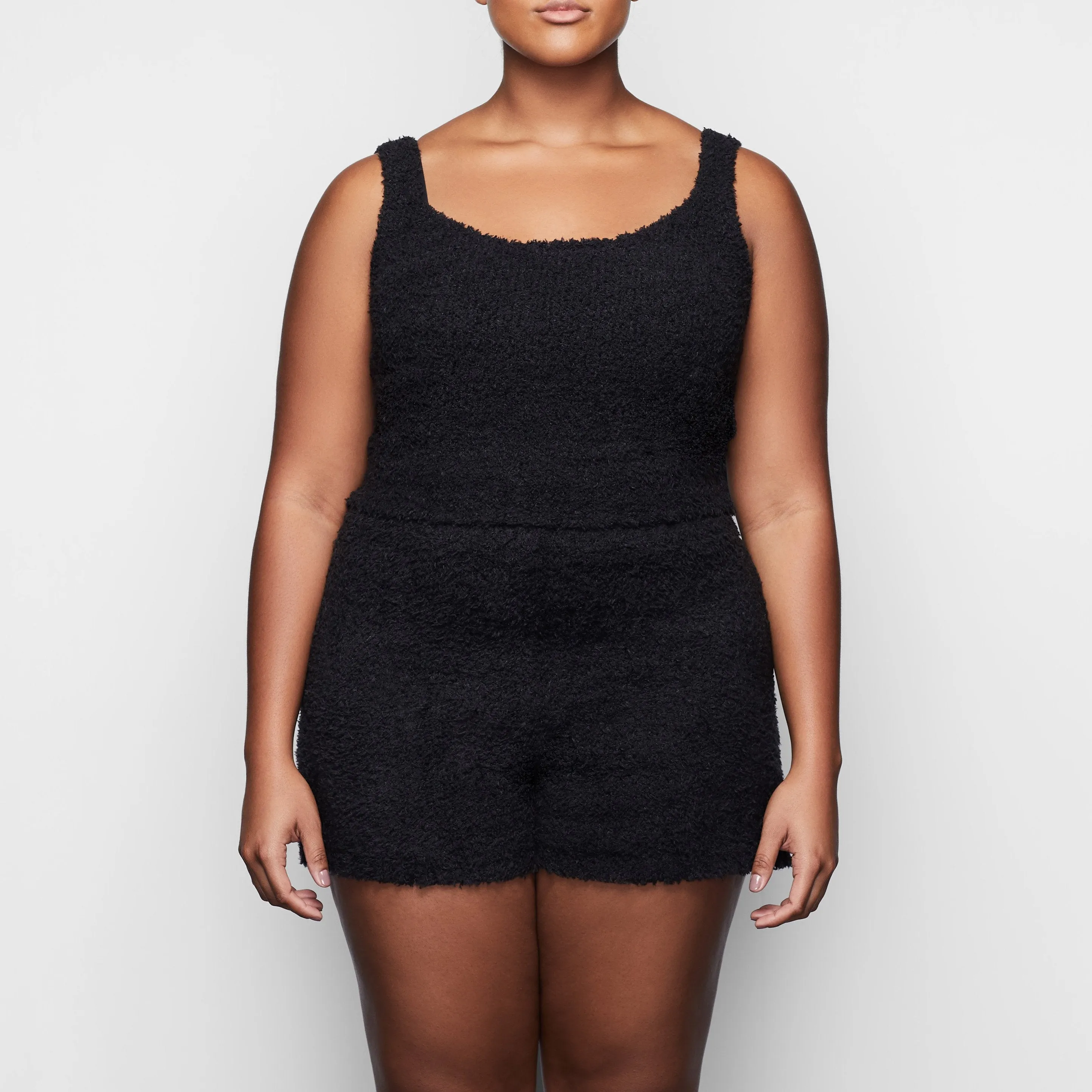 COZY KNIT TANK  | ONYX