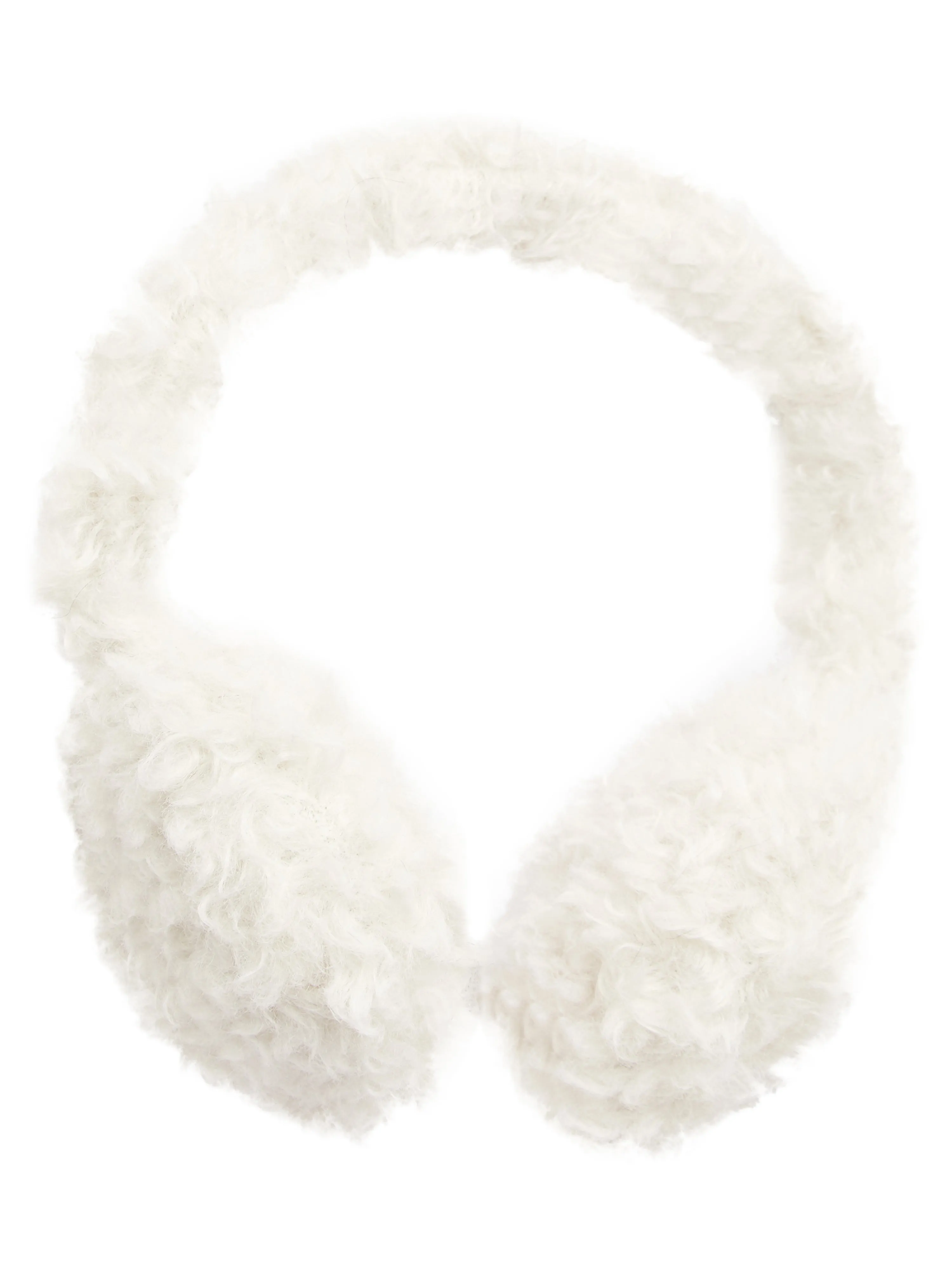 EDIE FAUX FUR EARMUFF-NATURAL