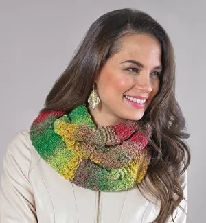 Free Ridged Knit Cowl Pattern