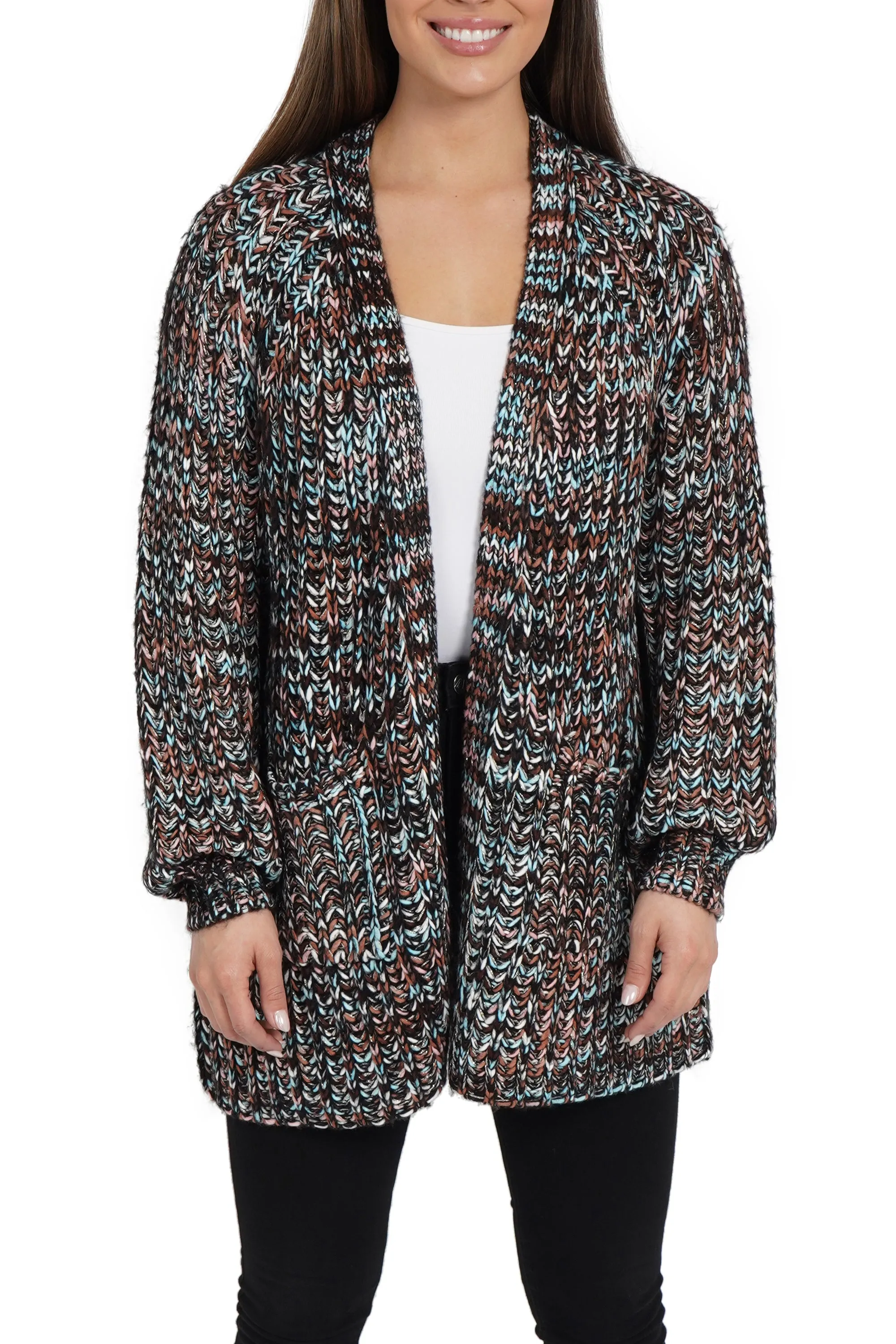 Gloria Open Front Cardigan