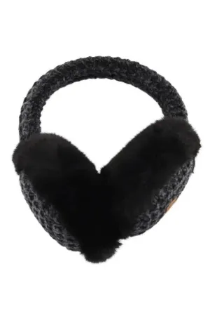 Heather Knitted Faux Fur C.C Earmuff