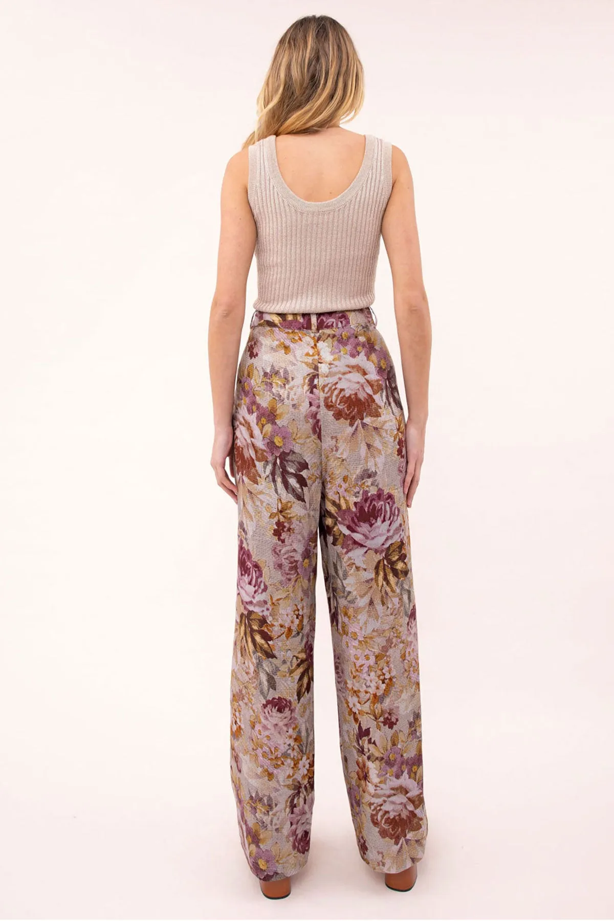 Katie Floral Tailored Pant