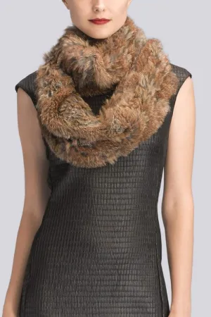 Knitted Fur Scarf