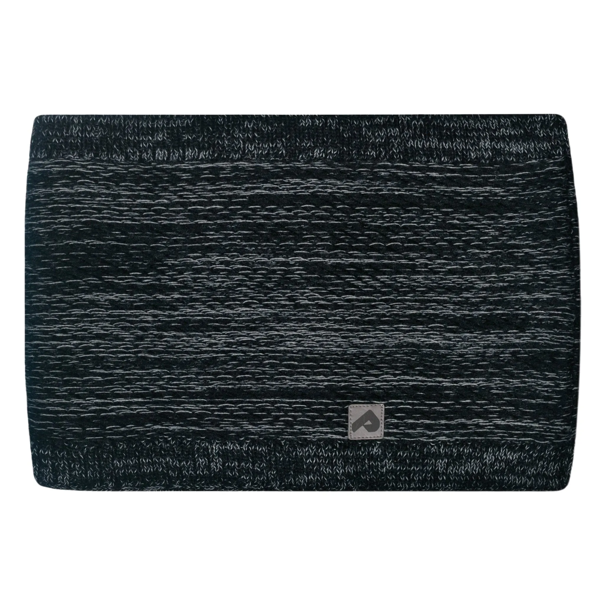 Knitted infinity scarf - Black & Gray