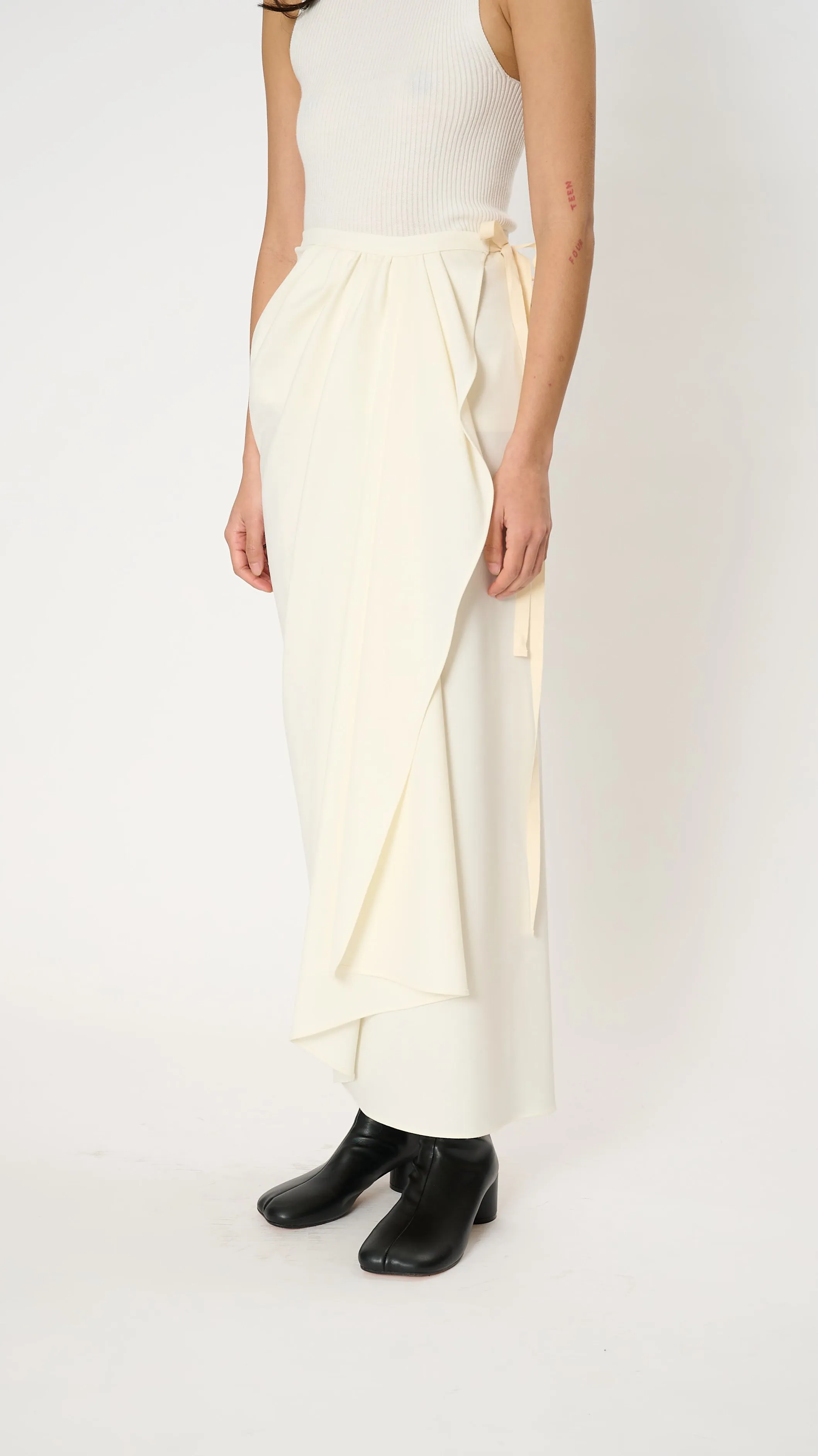 Long Skirt in Off-White