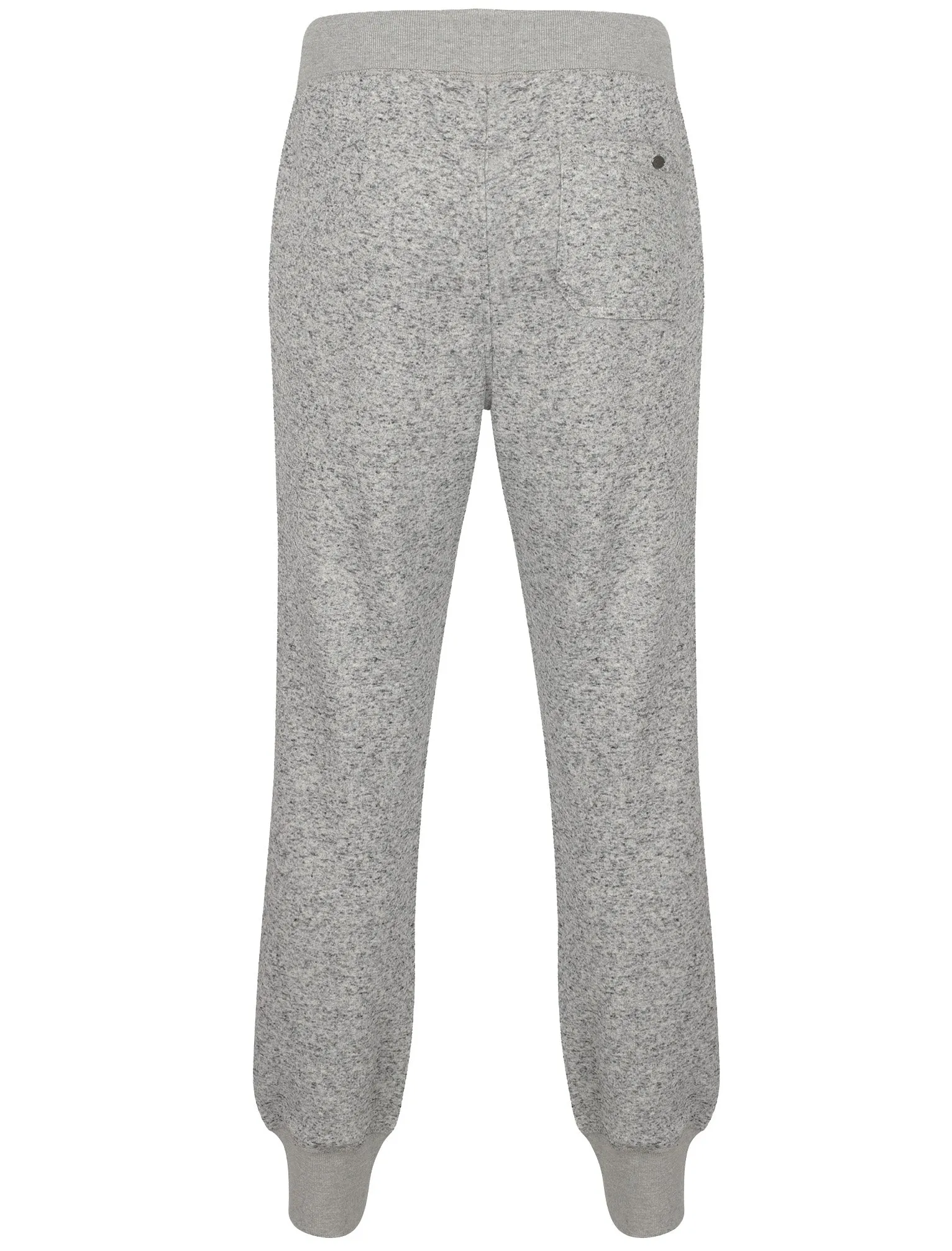 Pelican Bay Loop Back Fleece Cuffed Joggers In Light Grey Marl - Tokyo Laundry