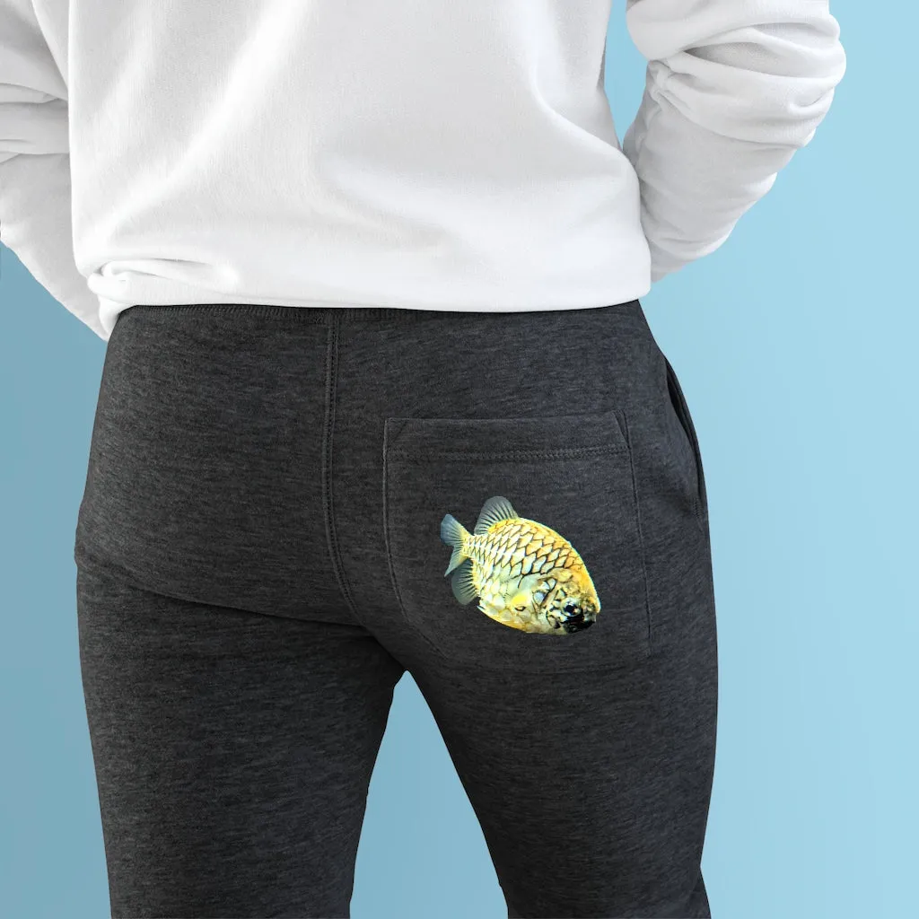 Pineapple Fish Premium Fleece Joggers