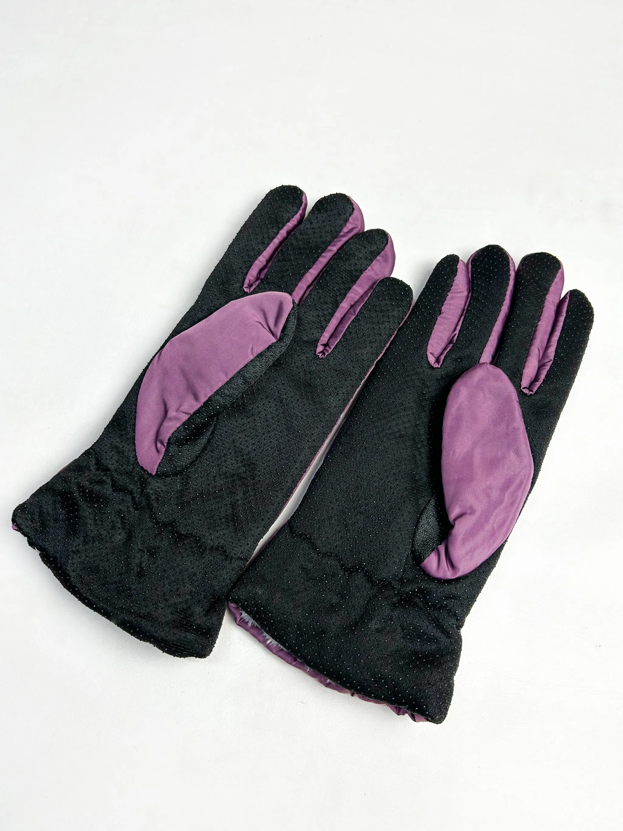 Purple Winter Gloves For Women / Girls Winter Gloves / Full Finger Gloves WG08