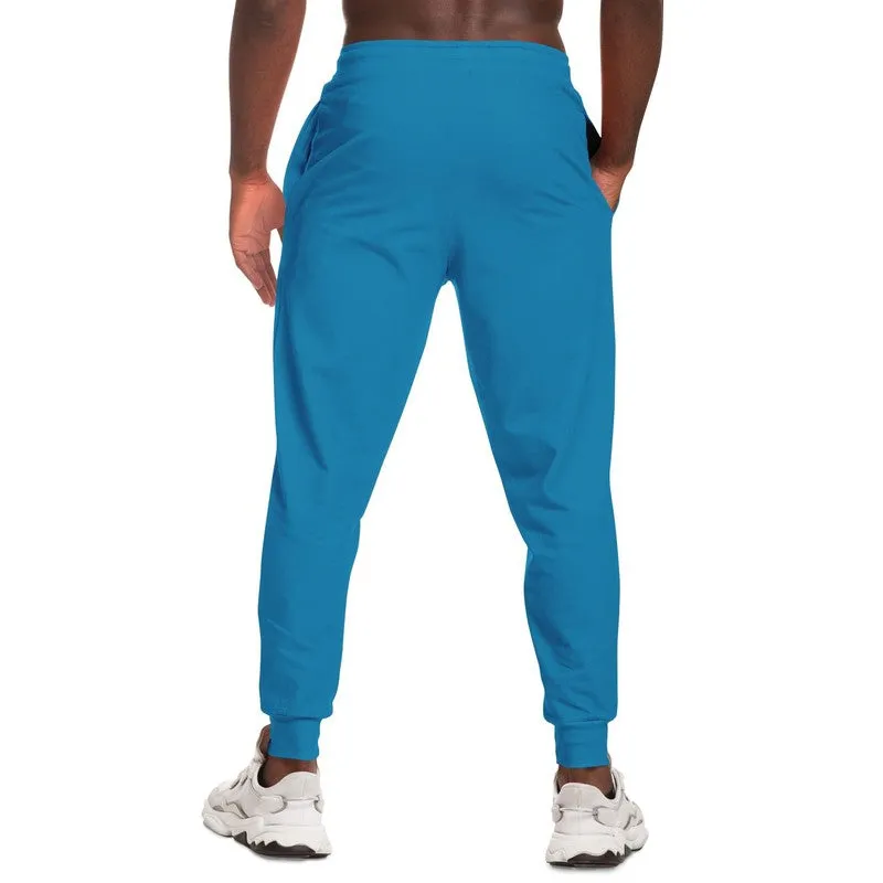 Shaded Cyan Joggers | Unisex | with PLUS sizes | C100M0Y0K30