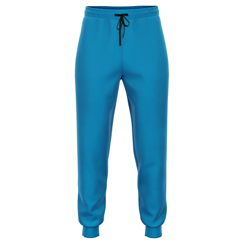 Shaded Cyan Joggers | Unisex | with PLUS sizes | C100M0Y0K30