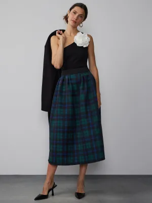 Tartan Midi Skirt