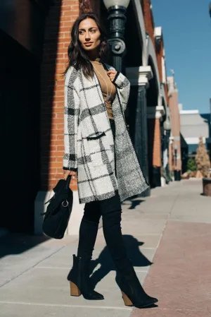 The Irreplaceable Plaid Open Front Cardigan