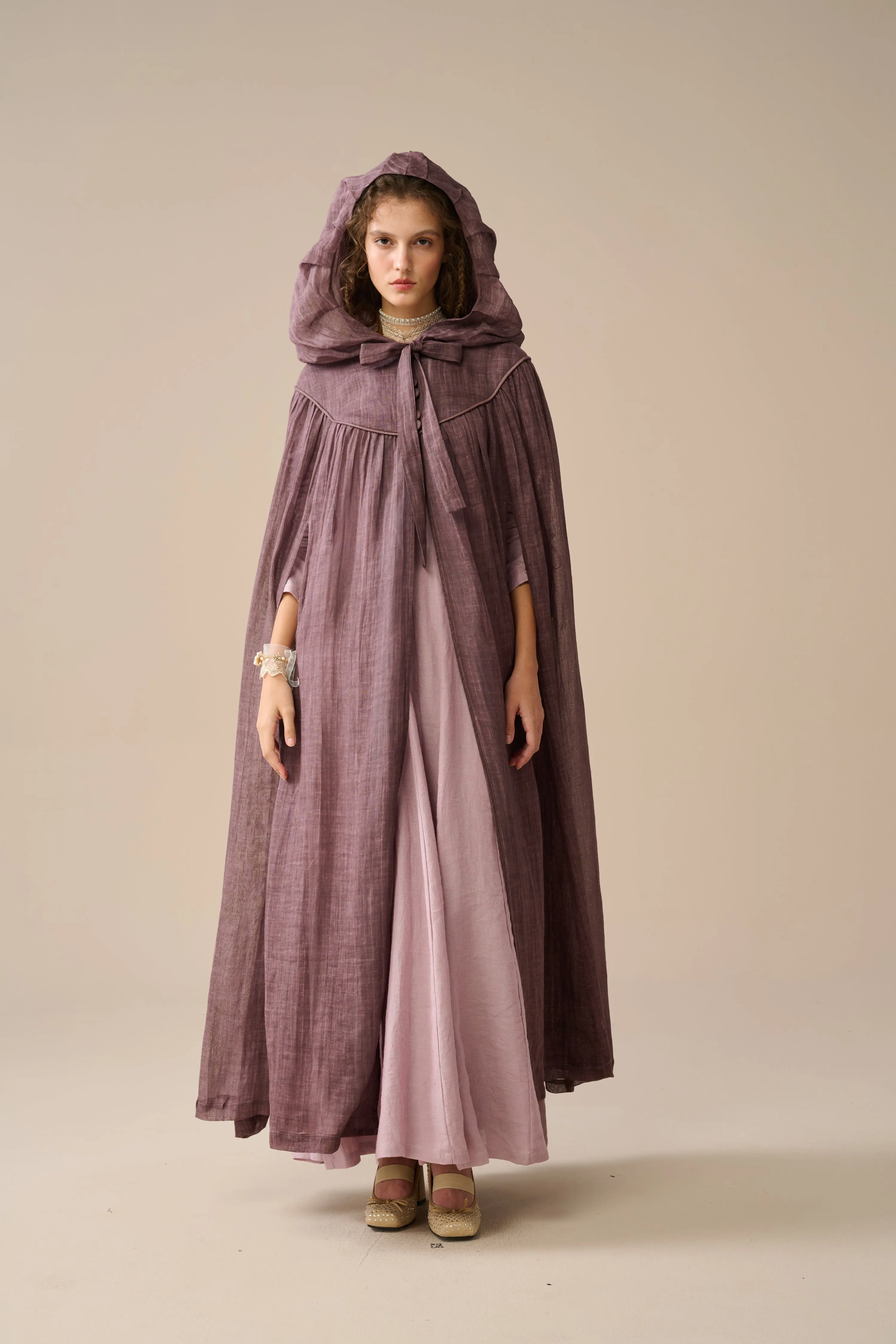 Venus 24 | Fairy Linen Hooded Cloak