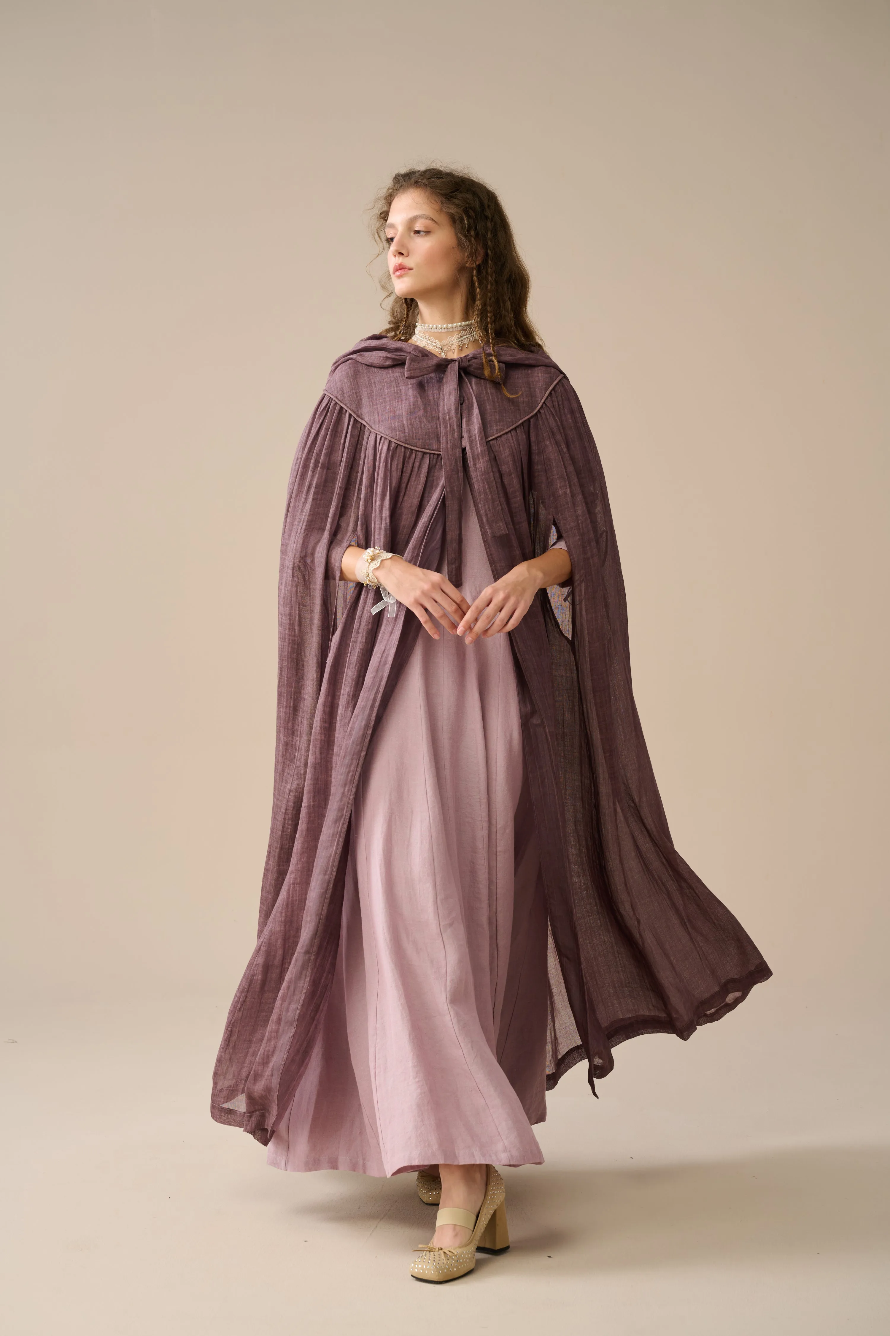 Venus 24 | Fairy Linen Hooded Cloak