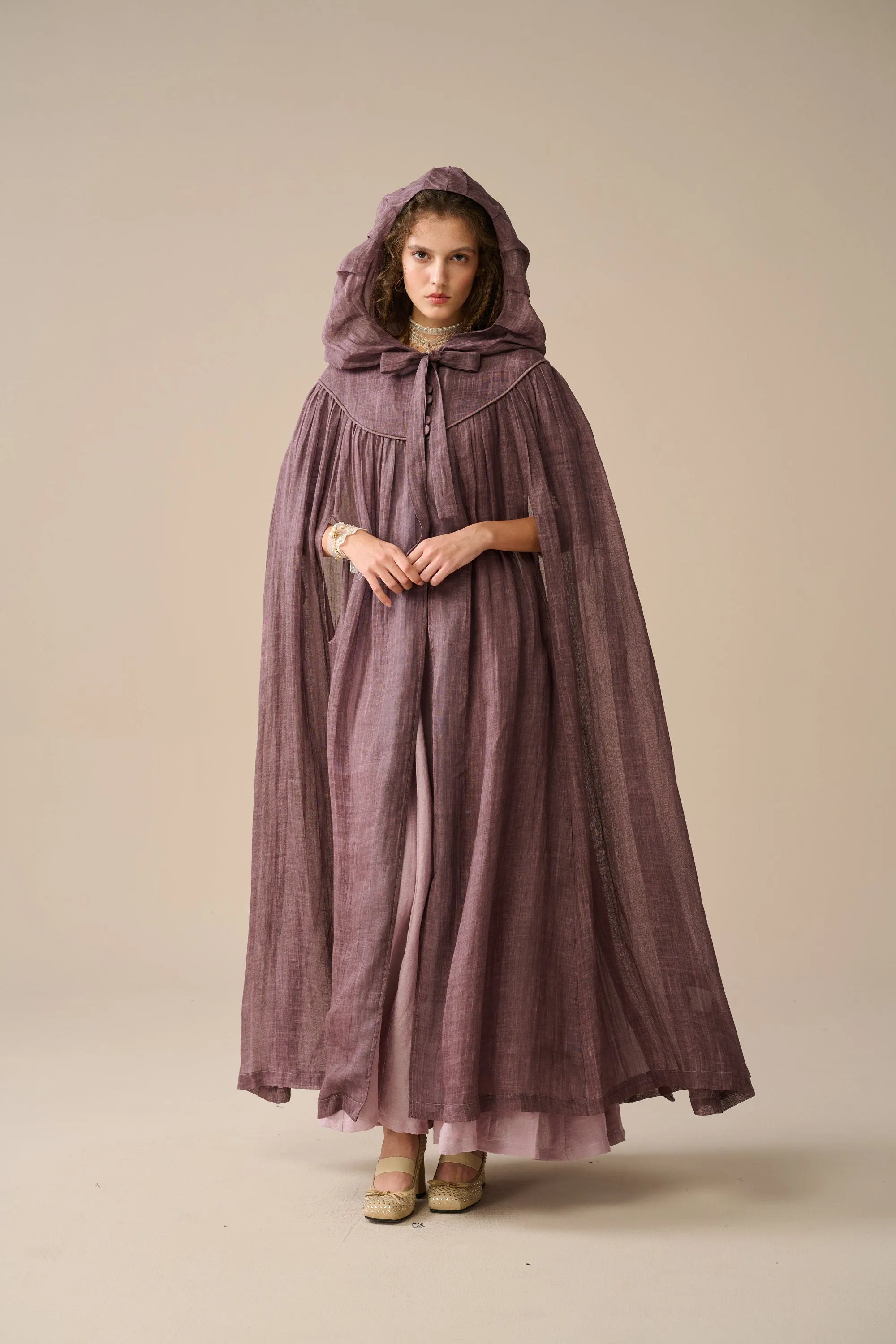 Venus 24 | Fairy Linen Hooded Cloak