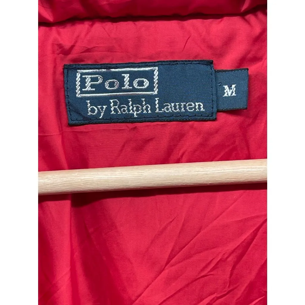 Vintage Ralph Lauren Polo RL & Co Men's Red Down Puffer Jacket