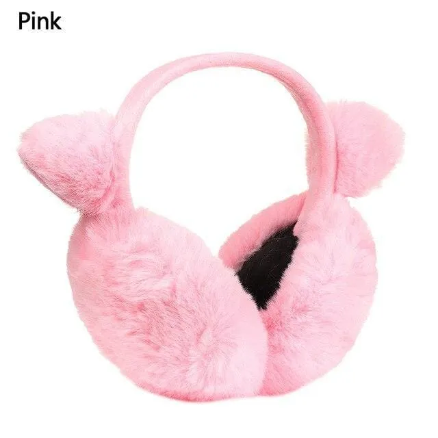 Warm Foldable Plush Earmuffs DC354