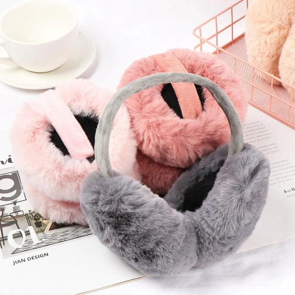 Warm Foldable Plush Earmuffs DC354