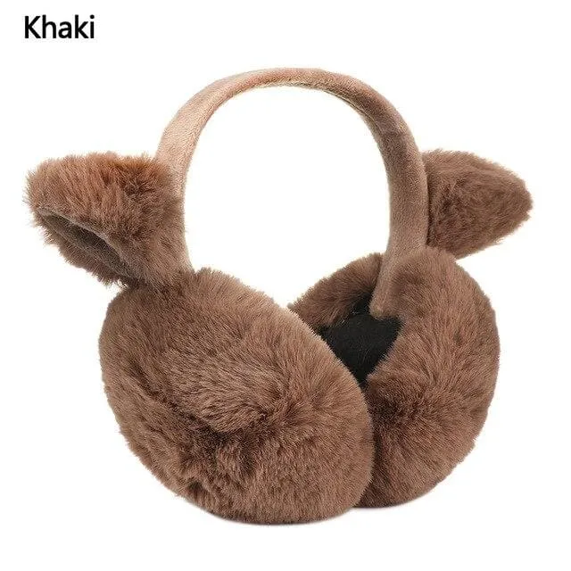 Warm Foldable Plush Earmuffs DC354