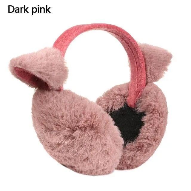 Warm Foldable Plush Earmuffs DC354