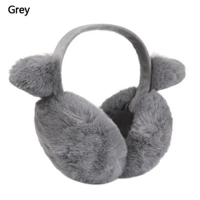 Warm Foldable Plush Earmuffs DC354